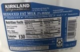 Kirkland Signature REDUCED FAT MILK 2% Milkfat