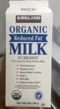 Kirkland Signature Organic Reduced Fat Milk