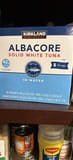 Kirkland Signature Albacore Solid White Tuna