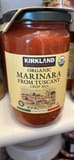 Kirkland Signature Organic Marinara