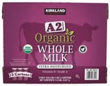 Kirkland Organic whole milk A2 protein