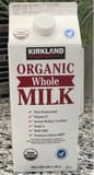 Kirkland Organic Whole Milk