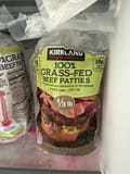 Kirkland 100% Grass-Fed Beef Patties