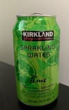 Kirkland Signature Lime Sparkling Water