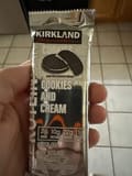Kirkland Protein Bar Cookies and Cream
