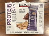 KIRKLAND- Chocolate Chip Cookie Dough Protein Bar