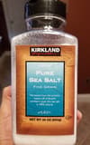 Kirkland Signature sea SALT FINE GRAIN