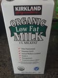 Kirkland Signature Organic Low Fat Milk