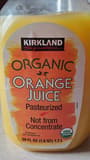 Kirkland Organic Orange Juice