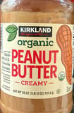 Kirkland Organic Creamy Peanut Butter