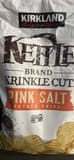 Kirkland Signature Kettle Brand Krinkle Cut Pink Salt Potato Chips