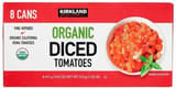 Kirkland Signature Organic diced tomatoes