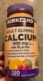 Kirkland Calcium gummies