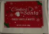 Cookies For Santa Baked Vanilla Wafers