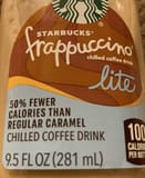 Starbucks Frappuccino lite chilled coffee drink
