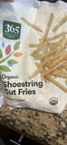 365 Whole Foods Market Organic Shoestring Cut Fries