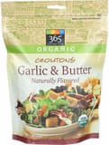 365 Everyday Value Organic croutons butter & garlic