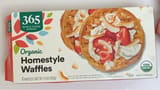 365 Everyday Value Organic homestyle waffles