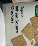 365 Whole Foods Market Thin Wheat Squares Baked Crackers