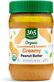 365 Everyday Value Peanut Butter, Unsweetened & No Salt
