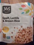 365 Whole Foods Market Spelt, Lentils & Brown Rice