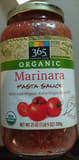 365 Everyday Value Marinara Pasta Sauce