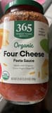 365 Whole Foods Market Four Cheese Pasta Sauce