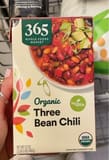 Whole Foods Market Organic Three Bean Chili