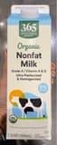 Whole Foods Market Organic fat free skim milk ultra pasteurized