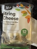 365 Whole Foods Market String Cheese Low-Moisture Part-Skim Mozzarella Cheese