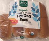 365 Whole Foods Market Organic Classic White Hot Dog Buns