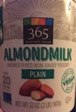 365 Everyday Value Plain almondmilk unsweetened non-dairy yogurt