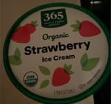 365 Whole Foods Market Organic Strawberry Ice Cream