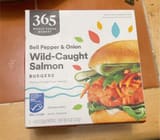 Whole Foods Market Bell Pepper & Onion Wild-Caught Salmon Burgers