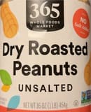 365 Whole Foods Market Dry Roasted Peanuts Unsalted