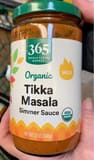 Whole Foods Market Organic mild tikka masala sauce