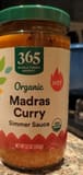365 Whole Foods Market Madras curry simmer sauce