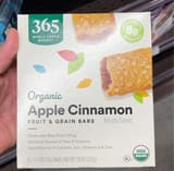 365 Whole Foods Market Organic Apple Cinnamon Fruit & Grain Bars