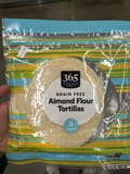 365 Whole Foods Market Grain Free Almond Flour Tortillas