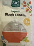 365 Whole Foods Market Organic Black Lentils