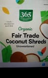 365 Whole Foods Market Fair Trade Coconut Shreds