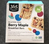 Whole Foods Market Gluten Free Berry Maple Breakfast Bars