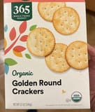 365 Whole Foods Market Golden Round Crackers