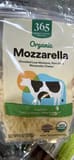 365 Whole Foods 365 Organic Mozzarella