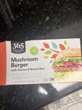 365 Whole Foods Market Mushroom Burger