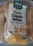 365 By Whole Foods organic Classic White Hot Dog buns
