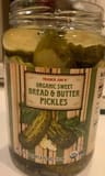 Trader Joe's Organic sweet bread & butter pickles