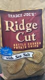 Trader Joe's Ridge Cut Kettle Cooked Potato Chips with Sea Salt
