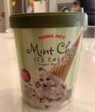 Trader Joe's Mint chip Ice cream