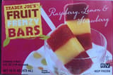 Trader Joe's Fruit Frenzy Bars Raspberry, Lemon & Strawberry